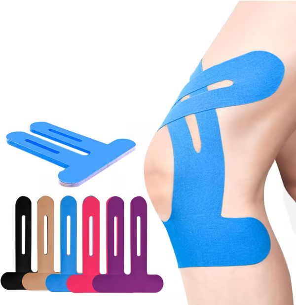 Kinesiology Tape For Knees (10pcs) ~ High-Performance Knee Tape That Sticks