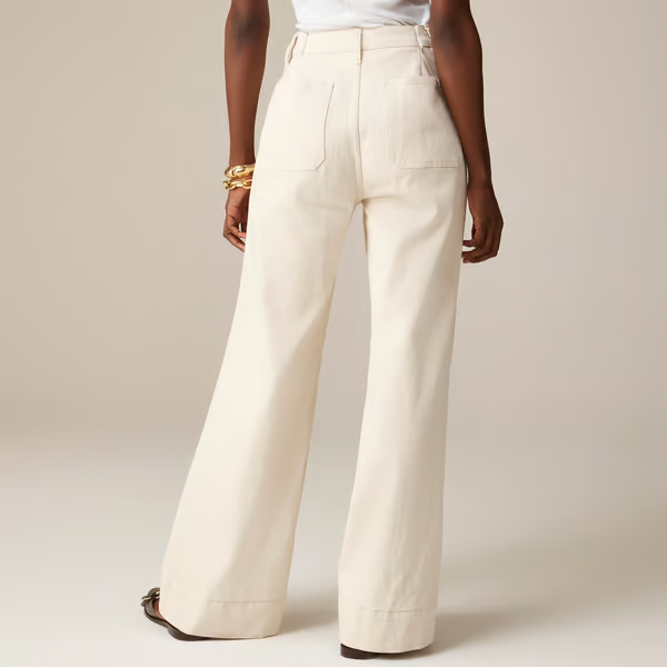 Tummy Control Sailor Wide Leg Trouser ~ Flatten your belly and fake longer legs in seconds