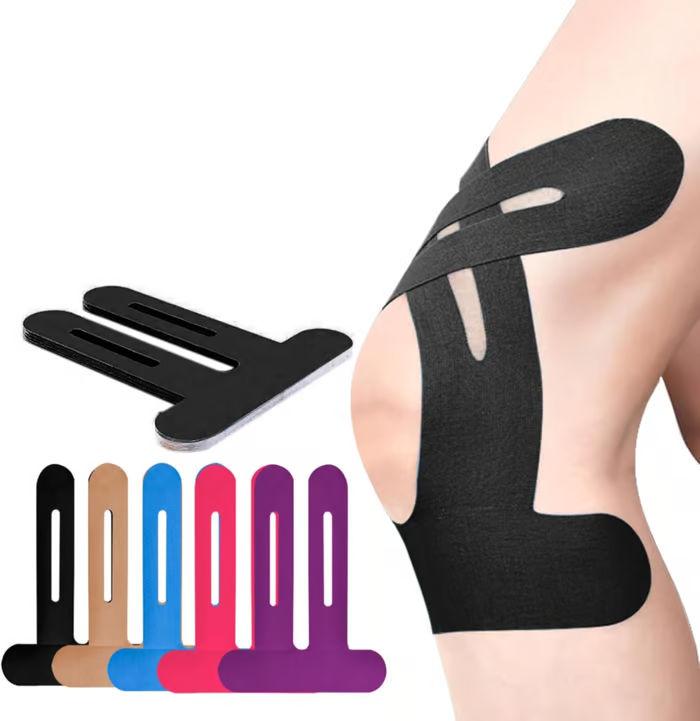 Kinesiology Tape For Knees (10pcs) ~ High-Performance Knee Tape That Sticks
