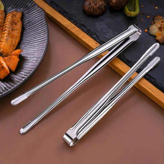 Stainless Steel Kitchen Tongs ~ Grip, Flip, and Serve with Ease