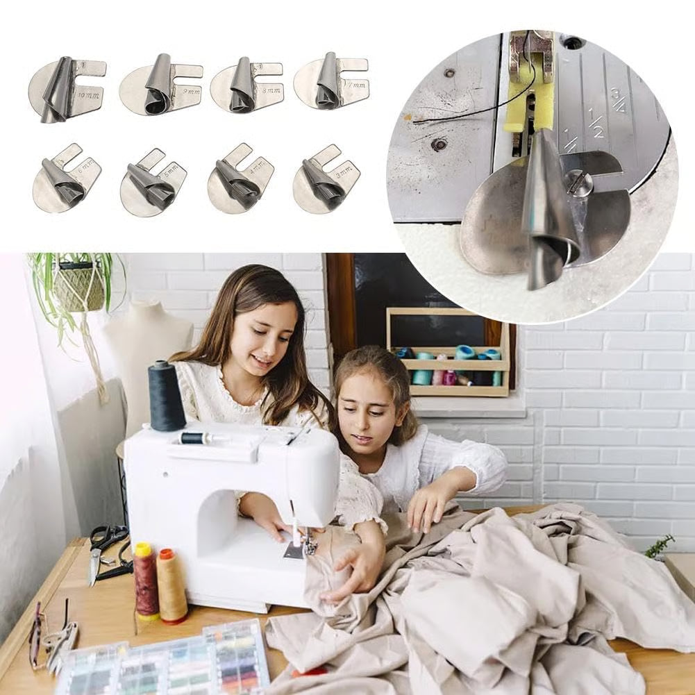 Sewing Rolled Hemmer Foot ~ Turn raw edges into runway-ready finishes.
