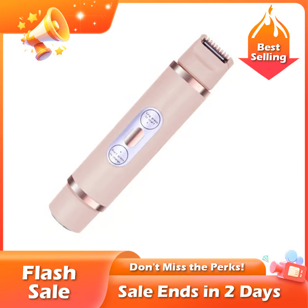 2-in-1 Electric Bikini Trimmer ~ Silky skin from bikini line to face in minutes.