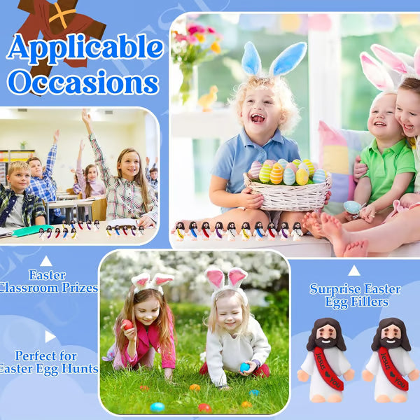 Jesus Loves You Figures ~ 10-Piece Pack for sharing love and encouragement.