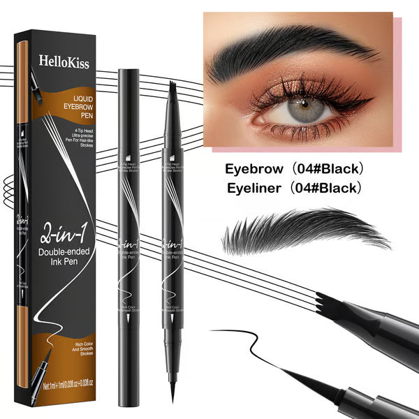 4D Brow Pen~  Natural, microbladed brows and sharp liner in seconds.