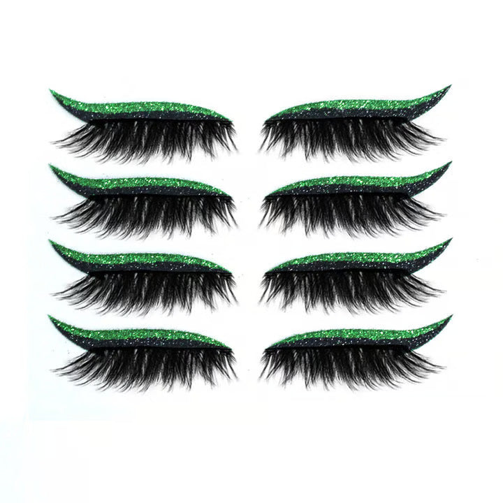 Reusable Eyeliner And Eyelash Stickers ~ Salon glam in 10 seconds, no glue needed