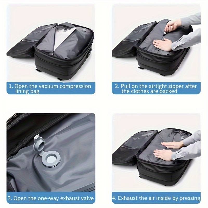 Vacuum Compression Travel Bag ~ Maximize luggage space and pack smarter on every trip.