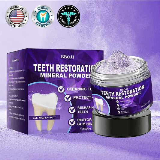 Teeth Restoration Mineral Powder ~ Strengthen enamel and repair micro-cracks