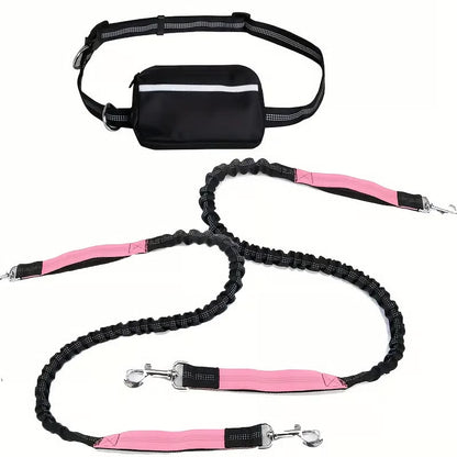 Hands Free Dog Leash ~ Built for dogs at war with squirrels.