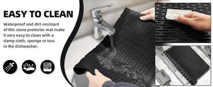 Heat-Resistant Stove Cover ~ Protect, prep, and dry with one smart surface.