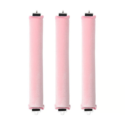 Satin Heatless Curling Set ~ Wake up to soft, damage-free curls overnight.