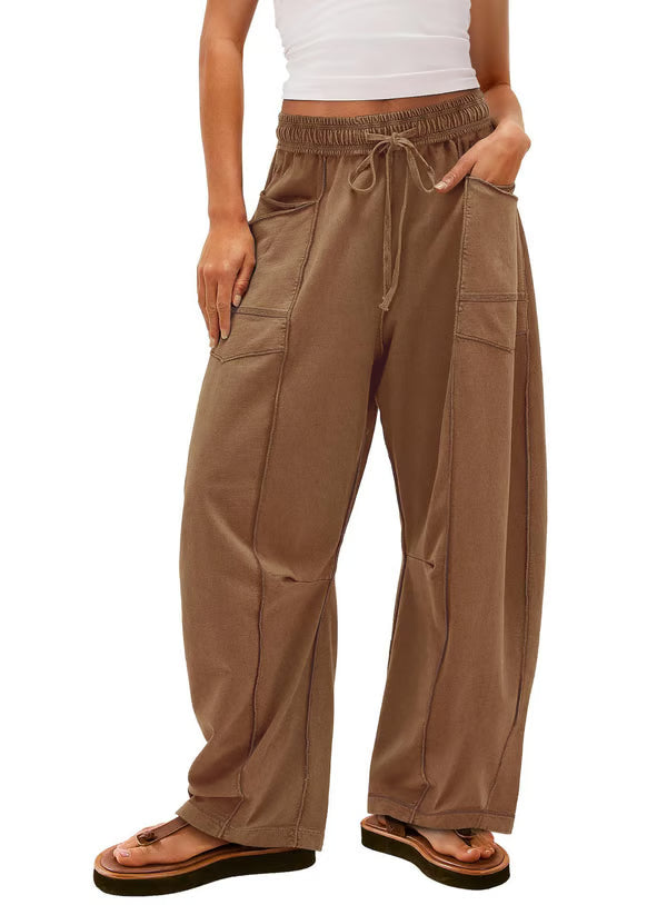 Womens Baggy Barrel Pants ~ Effortless style and all-day comfort in one fit.
