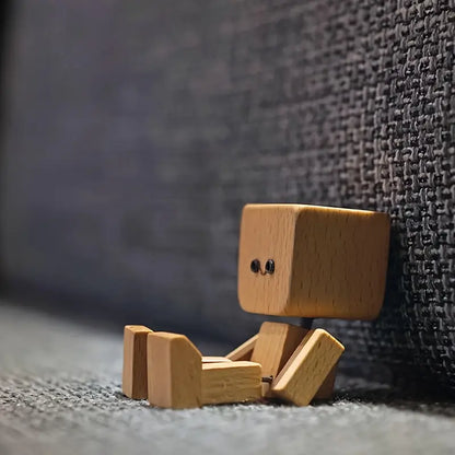 Charming Little Wooden Figure ~ Your Post-Apocalypse Bestie.