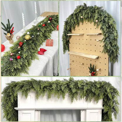 Artificial Cypress Leaf Vine Wreath ~ Bend, shape & style for any season or space.