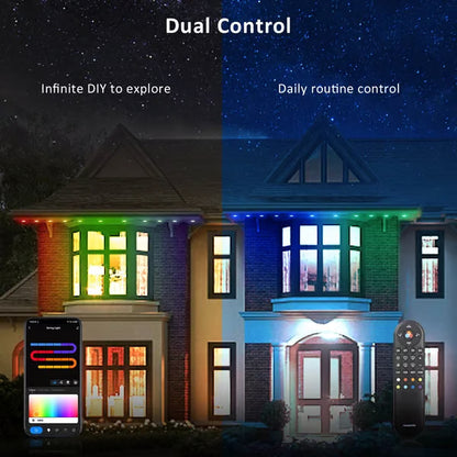 Rainbow LED Outdoor Light ~ Turn every night into a neighborhood festival.