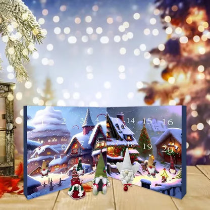 Christmas Gnome Countdown Calendar 2025 ~ Daily pockets of holiday surprise and cheer.