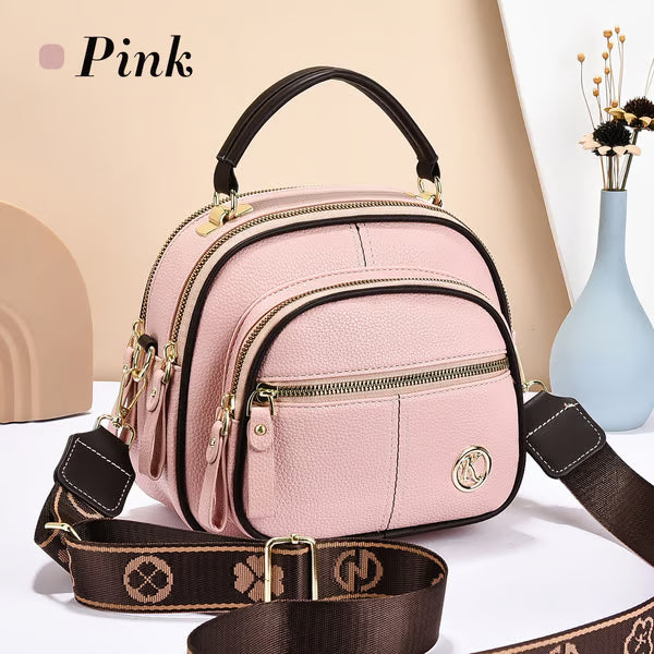 Shoulder Strap Leather Crossbody Bag ~ Hands-free power move from office chaos to after-hours.