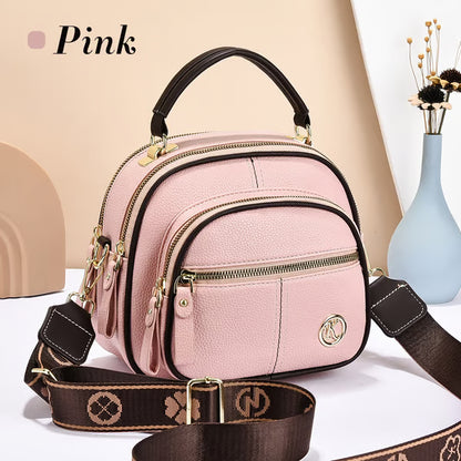 Shoulder Strap Leather Crossbody Bag ~ Hands-free power move from office chaos to after-hours.