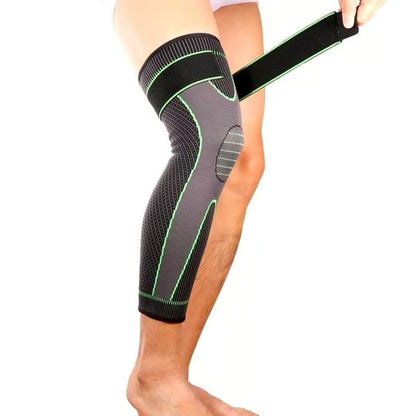 Long Compression Knee Sleeve ~ All-day joint support for workouts and recovery.