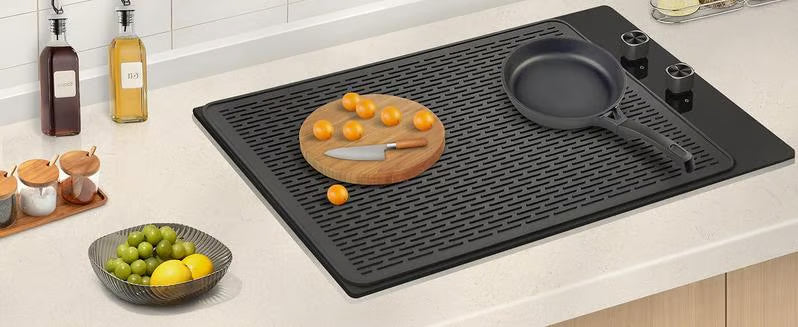 Heat-Resistant Stove Cover ~ Protect, prep, and dry with one smart surface.