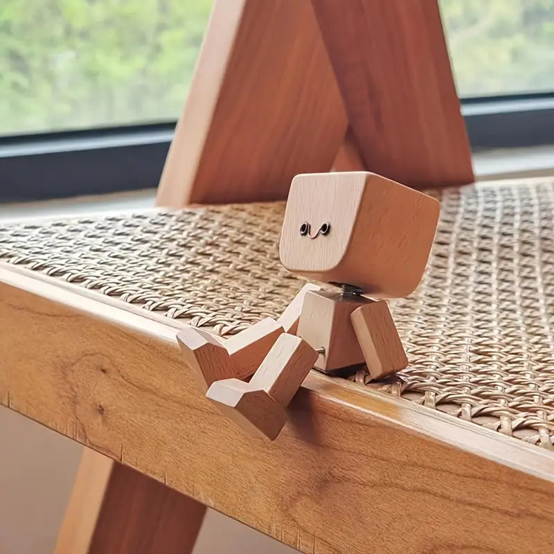 Charming Little Wooden Figure ~ Your Post-Apocalypse Bestie.