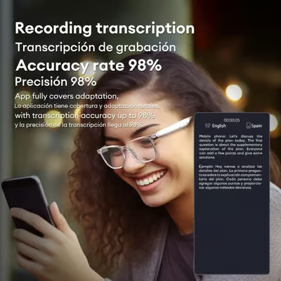 Smart Translator Glasses ~ Speak 40+ languages without lifting your phone.