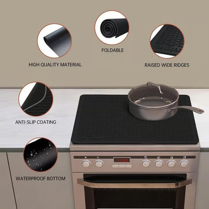Heat-Resistant Stove Cover ~ Protect, prep, and dry with one smart surface.
