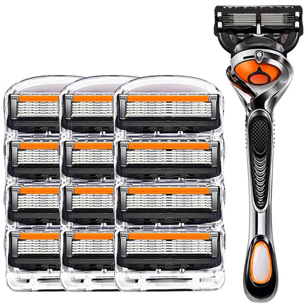 Men’s Razor Blade Replacement Set ~ Turn every morning into a barbershop-grade shave