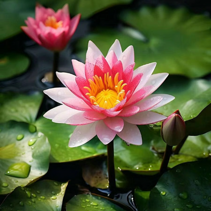 Sacred Bonsai Bowl Lotus Flower Seeds ~ Grow vibrant blooms in bowls, pots, or patios.
