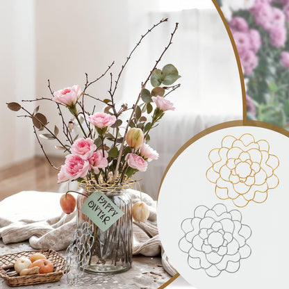 Stainless Steel Floral Grid Organizer ~ Balanced, professional bouquets in seconds.