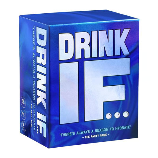 Drink IF... Hilarious Adult Drinking Game ~ The wildest party card game you'll ever play.