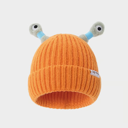 Glowing Little Monster Knit Hat ~ Light up every winter night with warmth and fun.