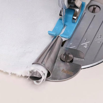 Sewing Rolled Hemmer Foot ~ Turn raw edges into runway-ready finishes.
