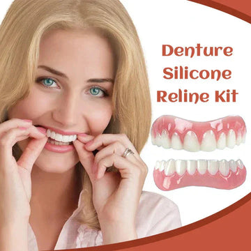 Silicone Denture Set ~ Achieve a natural, confident smile instantly~