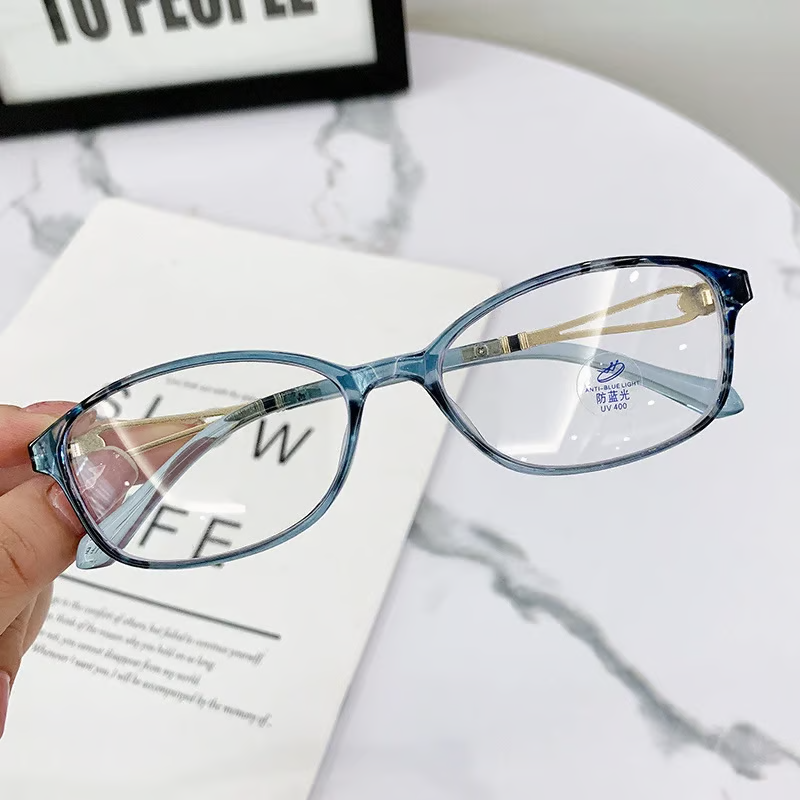 Women's Anti-Blue Light Reading Glasses ~ Stylish Protection for Your Eyes.