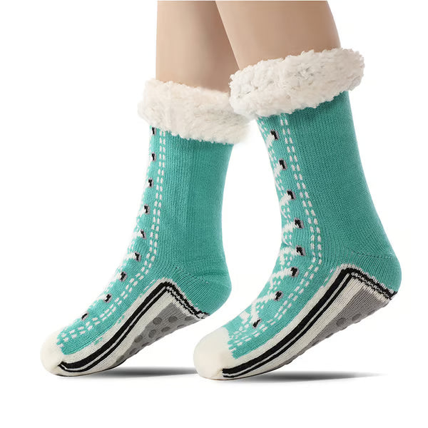 Cashmere Slipper Home Socks ~ Turn cold floors into cozy comfort instantly.
