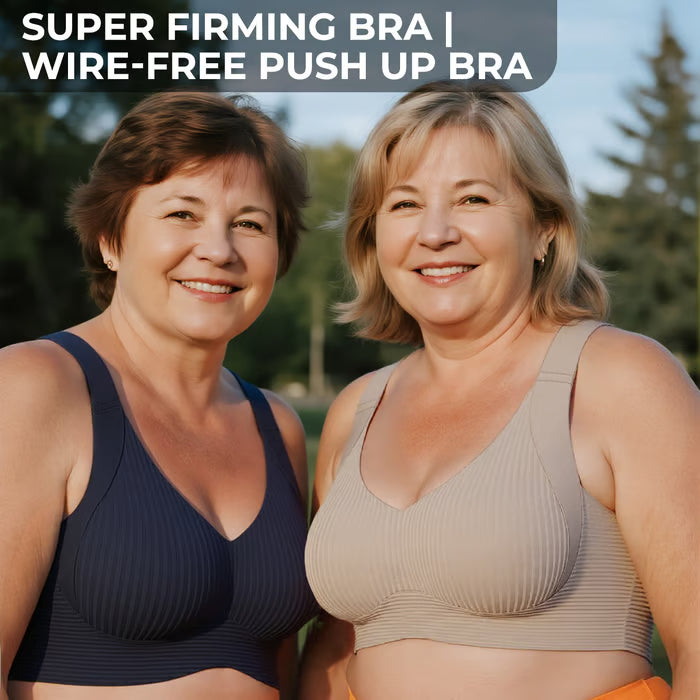 Wire Free Push Up Bra ~ Because your boobs deserve better than daily torture.