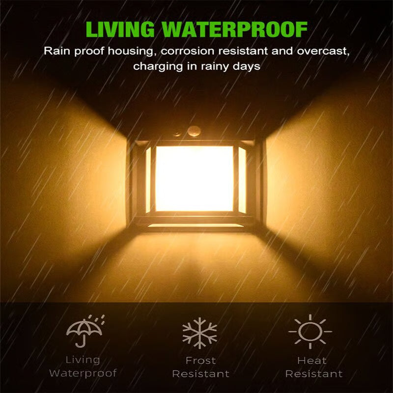 Outdoor Solar Wall Lamp ~ Brighten your outdoors with zero electricity.
