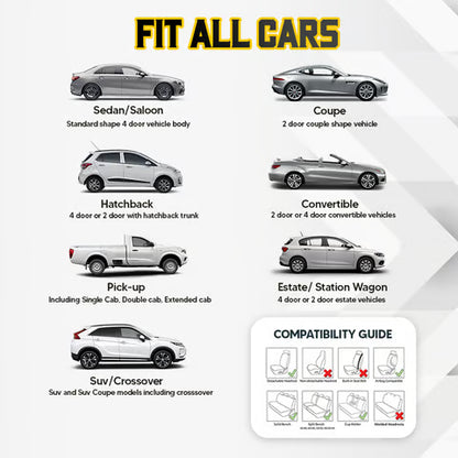 Breathable & Anti-Slip Car Seat Covers ~ Stay cool and comfortable on every drive.