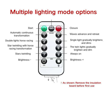 Christmas Tree Waterfall Lights ~ Turn your home into a glowing Winter Wonderland.