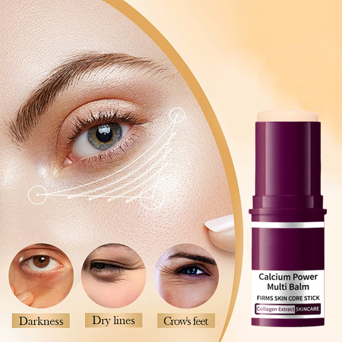 Calcium Multi Balm~ Smoother, fresher under-eyes in seconds.