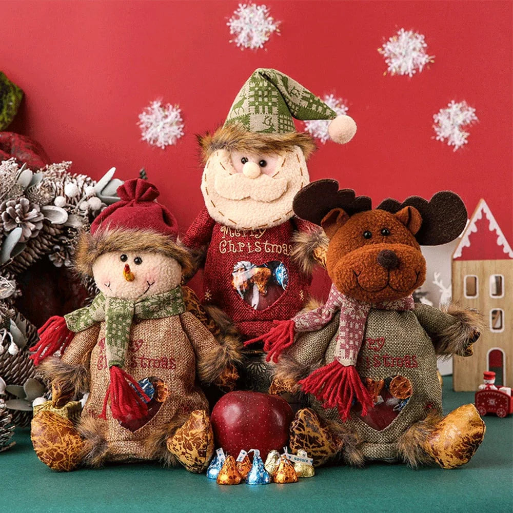 Christmas Gift Bags ~ Festive wrapping and décor in one.