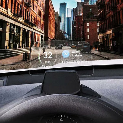 Heads Up Display For Any Car ~ Safer, smarter driving with real-time projection