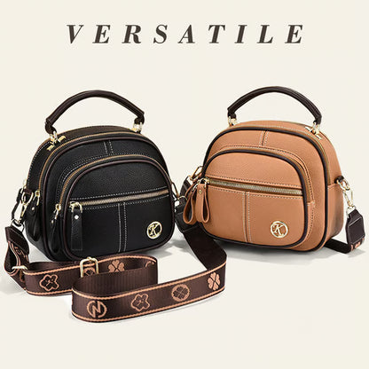 Shoulder Strap Leather Crossbody Bag ~ Hands-free power move from office chaos to after-hours.