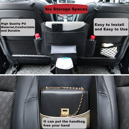 Car Storage Pocket ~ Keep handbags upright and essentials within easy reach.
