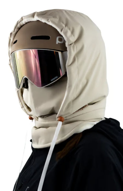 Waterproof Fleece-Lined Hood ~ Full-face protection for cold, wind, and rain.