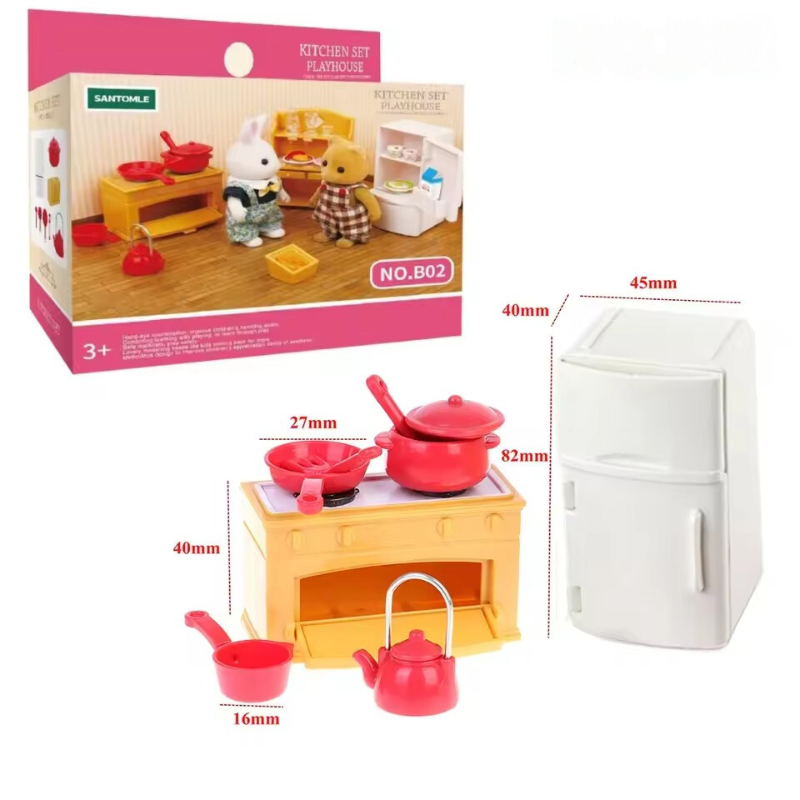 Forest Animal Complete Dollhouse Set ~ Create magical miniature adventures at home