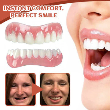 Silicone Denture Set ~ Achieve a natural, confident smile instantly~