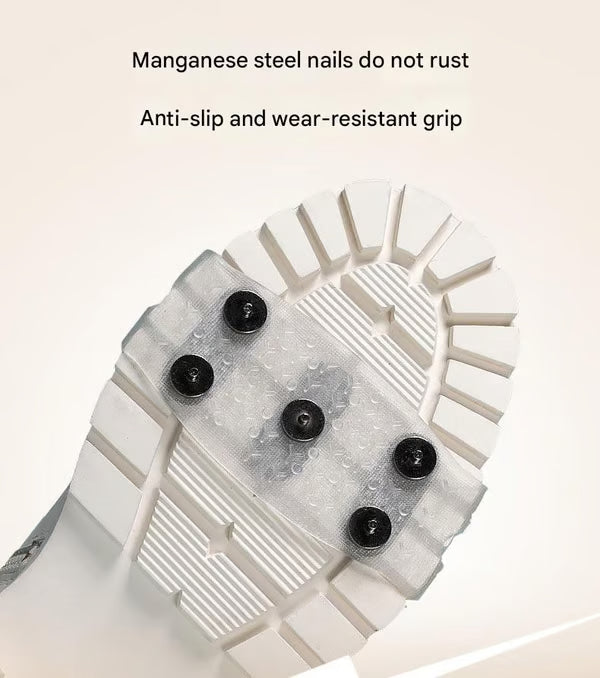 Non-slip Shoe Covers ~ Walk steady on ice and snow in seconds.