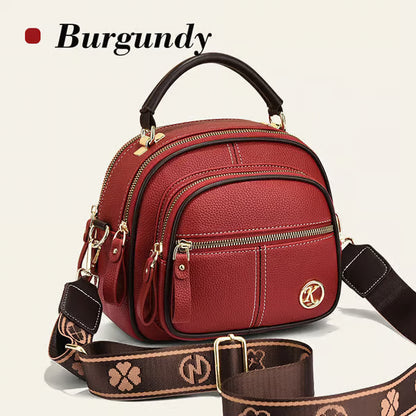Shoulder Strap Leather Crossbody Bag ~ Hands-free power move from office chaos to after-hours.