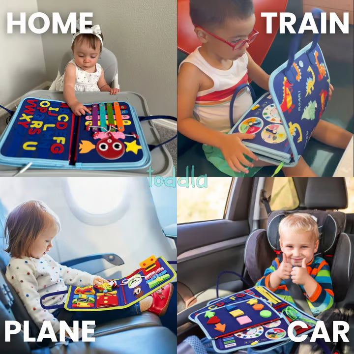 Felt Learning Board Busy Board ~ Hands-on learning fun for curious little minds.